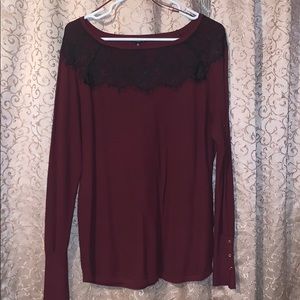 Maroon long sleeve